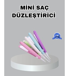 Mini Seramik Saç Düzleştirici - Kompakt Boy, 180°c Hızlı Isınma, Seyahat Tipi