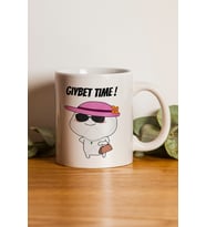"gıybet Time" Baskılı Kişiye Özel Hediyelik Kupa Bardak (Çok Renkli)