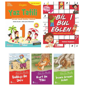 Üçgen 1.Sınıf YAZ TATİLİ 12 Haftalık Tekrar Seti
