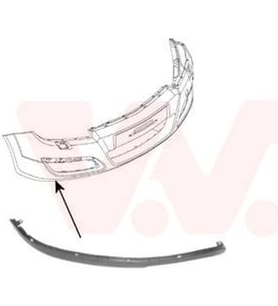 Opel Astra H 2004- Tampon Spoyleri Ön Takim 13225753 WP