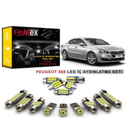 Peugeot 508 LED İç Aydınlatma Ampul Seti FEMEX Parlak Beyaz