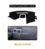 RENAULT Symbol (2012+) UZUN TORPİDO KORUMA HALISI SİYAH KENAR