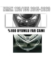 Nmax 125/155 2015-2020 Uyumlu Far Camı İthal (Şeffaf)