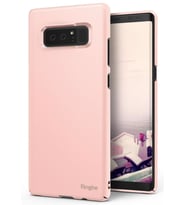 Ringke Slim Galaxy Note 8 ile Uyumlu KIlıf Peach Pink