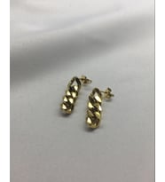 Gold Çelik Zincir Küpe