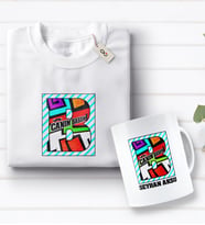 BK Gift Kişiye Özel Canım Babam Tasarımlı Beyaz Tişört ve Kupa Seti-3 (Model 1)