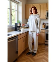 Kadın Wellsoft Kapüşonlu Pijama Takımı Ayıcık Nakışlı Fonksiyonel Dayanıklı Kaliteli Rahat