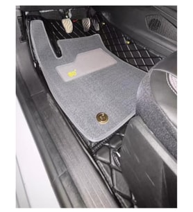 Skoda Kamiq Aracına Özel 8D Çift Katmanlı Havuzlu Paspas Takımı (Altın)