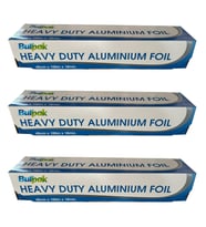 Burpak Heavy Duty Ağır Hizmet Tipi Alüminyum Folyo - 45 Cm. x 100 Metre - 18 Mikron - 3 Paket