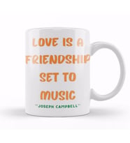Friendship Quotes DAY ideas LOVE gift Joseph Campbell Kupa Bardak Porselen