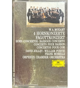 (Plak Değildir KASET tir) W. A. Mozart 4 Hornkonzerte Classic Kaset