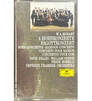 (Plak Değildir KASET tir) W. A. Mozart 4 Hornkonzerte Classic Kaset