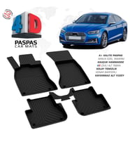 Audi A5 4D Araca Özel Havuzlu Kauçuk Paspas 2017 ve Üzeri (Karışık)