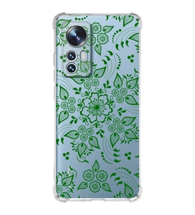 Xiaomi Mi 12 Pro Uyumlu Köşe Korumalı Antişok Kapak Nostalji Desen Tasarımlı Şeffaf  Kılıf