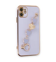 Iphone 12 Kılıf Esila Silikon - Lila