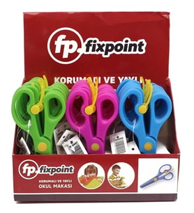 Fixpoint Okul Makası Korumalı Yaylı - 5 adet