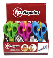 Fixpoint Okul Makası Korumalı Yaylı - 5 adet