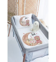 %100 Delux Pamuk Isme Özel 70x120 Park Yatak Nevresim Takımı