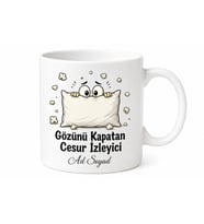 Gerilim Filmi İzlerken Gözünü Kapatanlara Yastık Arkası Kupası Hediye