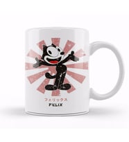 Felix The Cat Retro Japanese Kupa Bardak Porselen