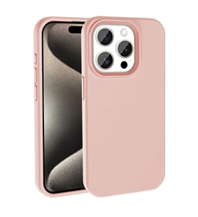 Apple iPhone 15 Pro Kılıf M-safe Şarj Özellikli Sıvı Teknolojili Silinebilir Sert Zore Kivi Kapak