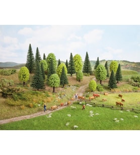 Noch 26811 Karışık Orman Ağaçları 25 Adet, 5-14 cm. Diorama Malzemesi