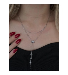 Özel Seri Lotus Kolye Silver (Gümüş)