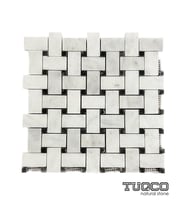 TUQCO Doğaltaş Basket Weave Muğla B. - Toros S. Honlu Mermer Mozaik