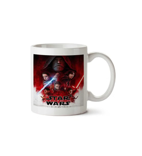 Star Wars Os Últimos Jedis iki Tarafı Baskılı Kupa Bardak