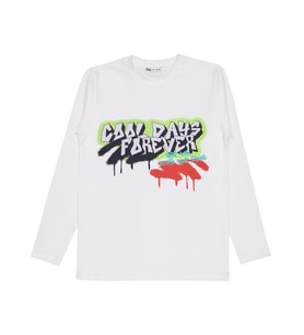 Civil Boys Cool Days Forever Baskılı 10-13 Yaş Sweatshirt - Ekru