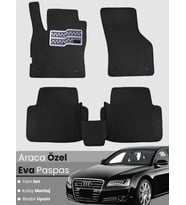 AUDİ A8 (2009-2017) Uyumlu EVA Paspas Tam Set–Araca Özel,Su Geçirmez,Hızlı ve Kolay Montaj