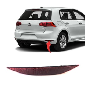 Golf 7 Sağ Tampon Reflektörü Karartılmış 2013-2017 5G0945106A