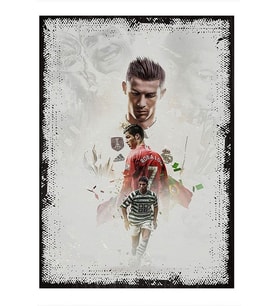 Cristiano Ronaldo Futbol Mdf Poster 15cmx 22cm