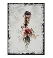 Cristiano Ronaldo Futbol Mdf Poster 15cmx 22cm (Çok Renkli)