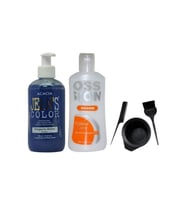 Saç Boyası Turkuaz 250ml Ve Boya Temizleyici Ve Fluweel Boya Seti