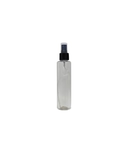 20ml plastik şeffaf şişe siyah sprey başlık, 24 adet, dezenfektan şişesi, plastik şişe, medikal şişe, boş şişe, parmak sprey başlık, spreyli şişe
