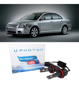 Toyota Avensis Led Xenon Uzun Far Ampulü H1 Ultimate 9500 Lumens Yeni Seri Beyaz 2003-2006