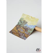 Van Gogh Zeytin Ağaçları, Çerçevesiz Yüksek Kalite Duvar Afişi - Sanatsever Hediyesi