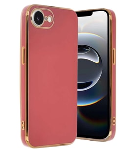 iPhone 16E Kılıf Volet Silikon - Kırmızı