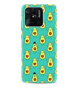 Xiaomi Poco X3 Pro M4 Pro X4 Pro C40 10C Kılıf Desenli Silikon Oynayan Avokadolar 1770