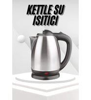 Yeni Nesil Saplı Uzun Ömürlü Paslanmaz Çelik Su Isıtıcı Kettle