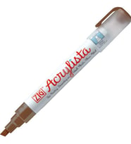 Zig Acrylista Marker Akrilik Boyama Kalemi 6 mm Kesik Uç BURNT SIENNA 