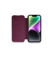 İphone 13 Kılıf Dolpin Kapaklı - Derin Mor