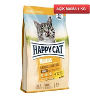 Happy Cat Minkas Hairball Tavuklu Kedi Maması 1 Kg AÇIK