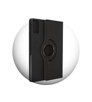 Redmi Pad SE 11 inç Uyumlu 360 Dönebilen Suni Deri Tablet Kılıfı (Siyah)