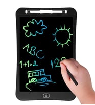 10 Inch, Kalemli LCD Dijital Çizim-Eğitim Yazı Tableti, Dijital Çizim Pedi-10 inç, Siyah