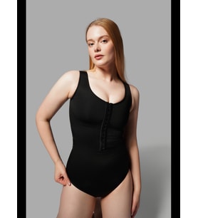 Night Kalın Askılı Agraflı Body Slip 9064
