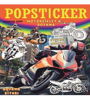 Motorsiklet Boyama Kitabı Pop