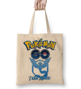 Pokemon Go Team Mystic Bez Çanta Uzun Saplı