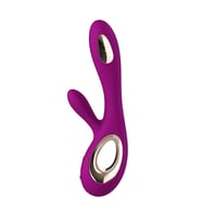 Lelo Soraya Wave Deep Rose G-Bölgesi & Klitoris Özel Rabbit Vibratör (Mor)